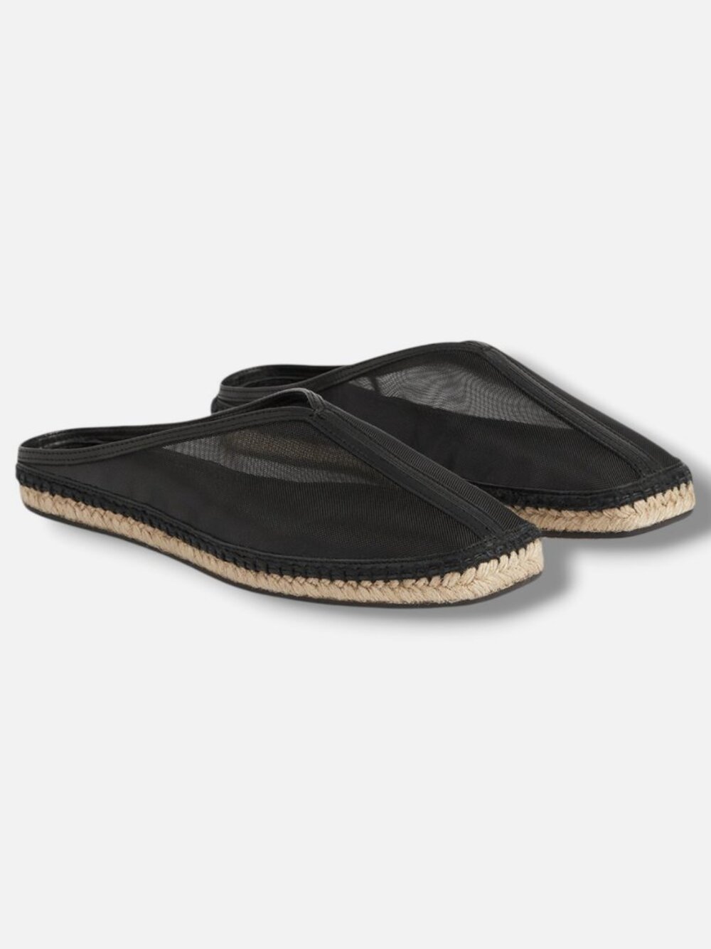 Toteme Women's Black Espadrille Slippers Shoes Size 36